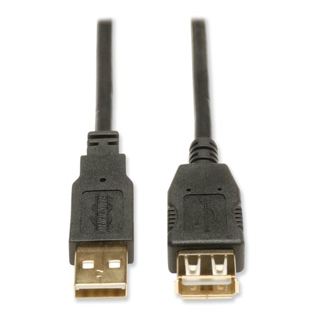 TRIPP LITE Cable, Usb, Ext, 10 ft., Black U024-010